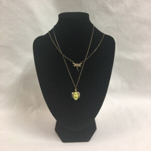 Beetle and Dragonfly Necklaces